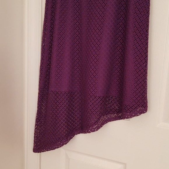 ☀️LIZ LANGE Asymetrical Skirt | Purple - Picture 4 of 8